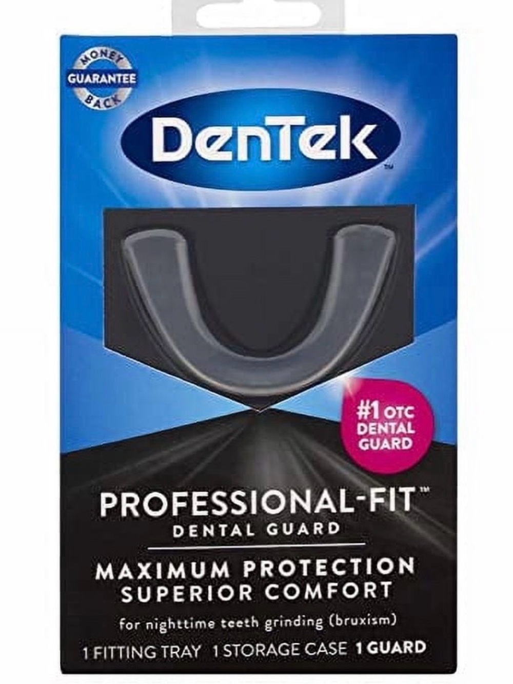 DenTek Dental Guard Nighttime Teeth Grinding Professional Fit w/ Case -- NEW